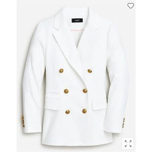 J Crew White Bristol Blazer